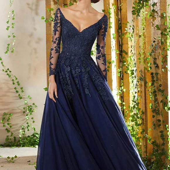 Missacc | Dresses | Mother Of Bride Groom Size 4 Dark Green Full Length Gown  | Poshmark